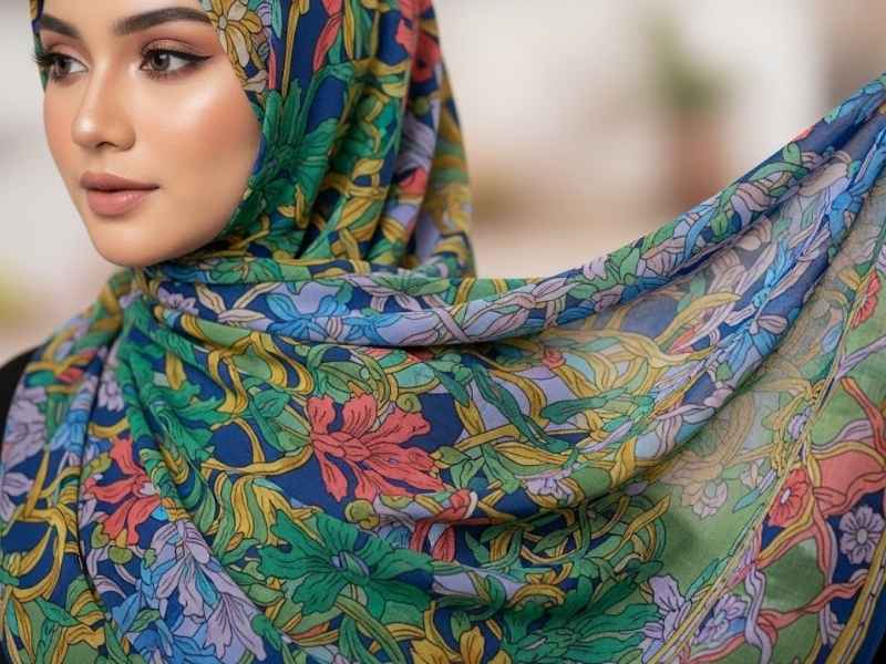 Print Hijab Murah